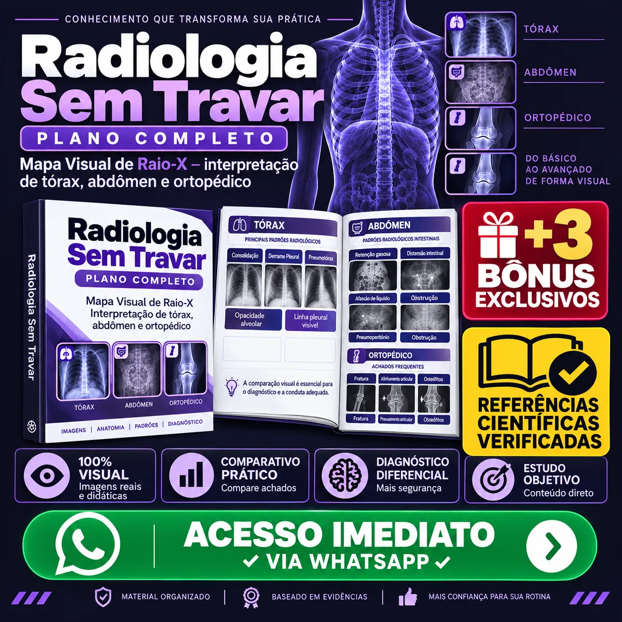 Radiologia Sem Travar — Guia Visual de Padrões Radiológicos